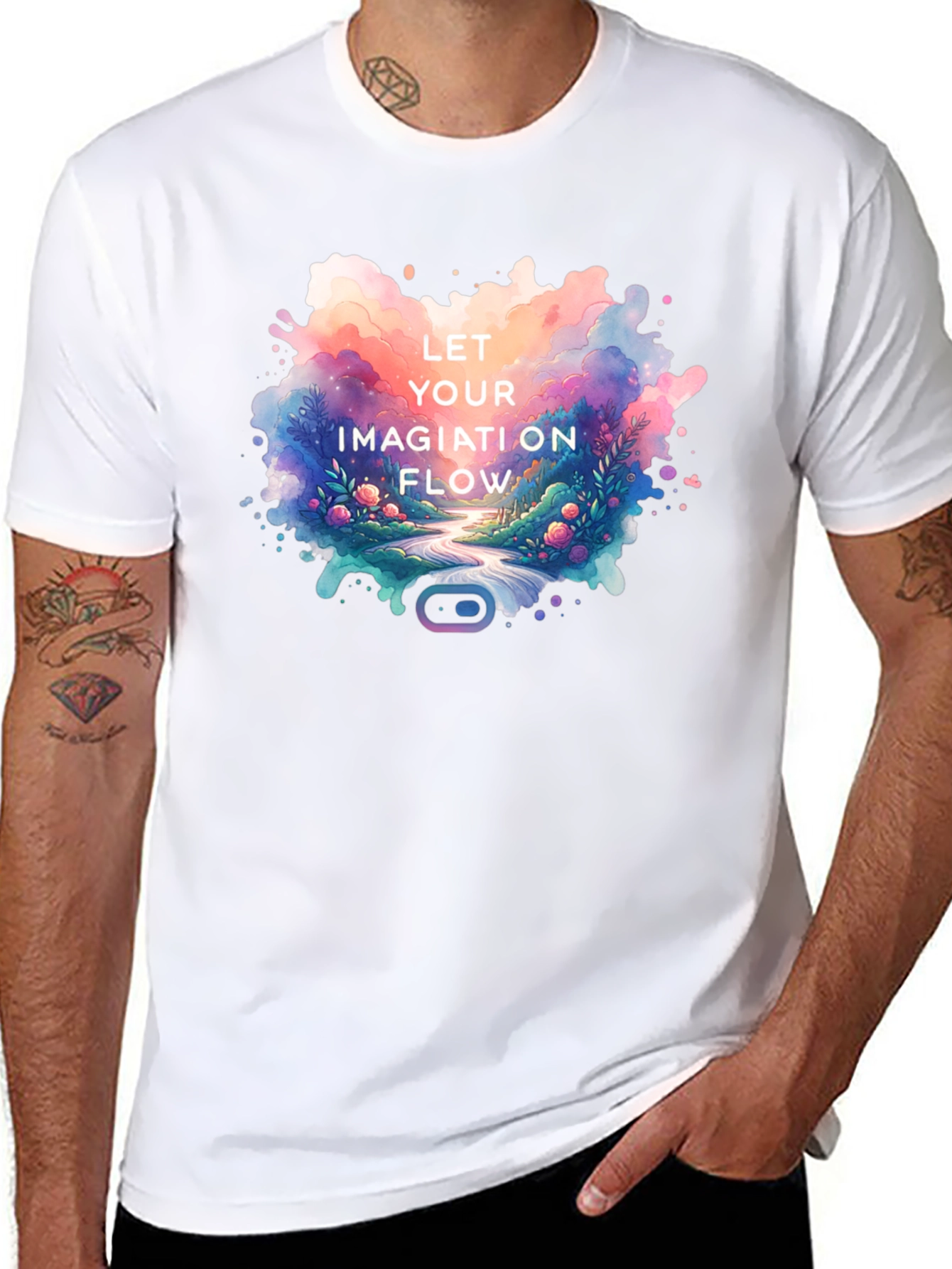 Imagination Flow Graphic T-Shirt