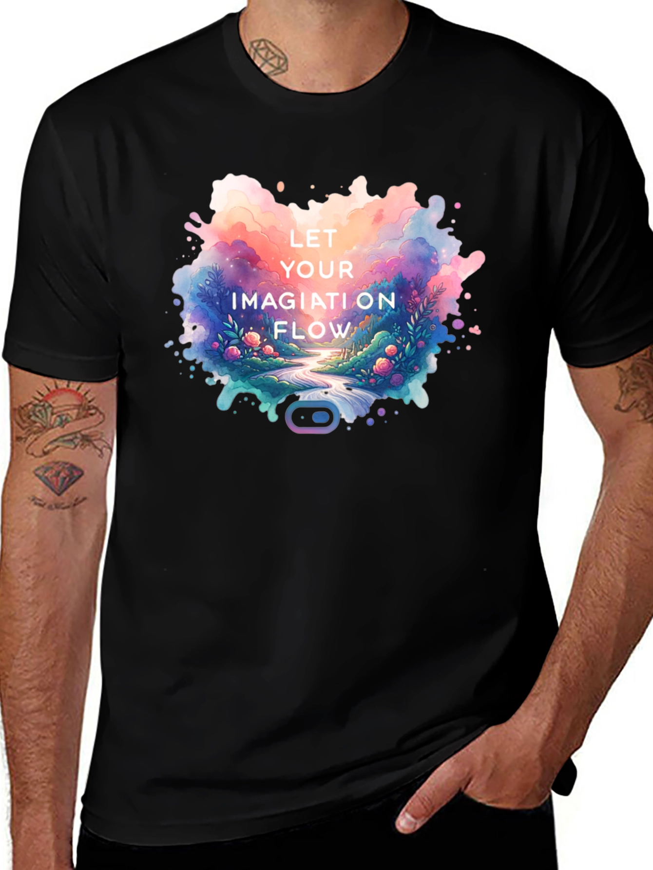 Imagination Flow Graphic T-Shirt