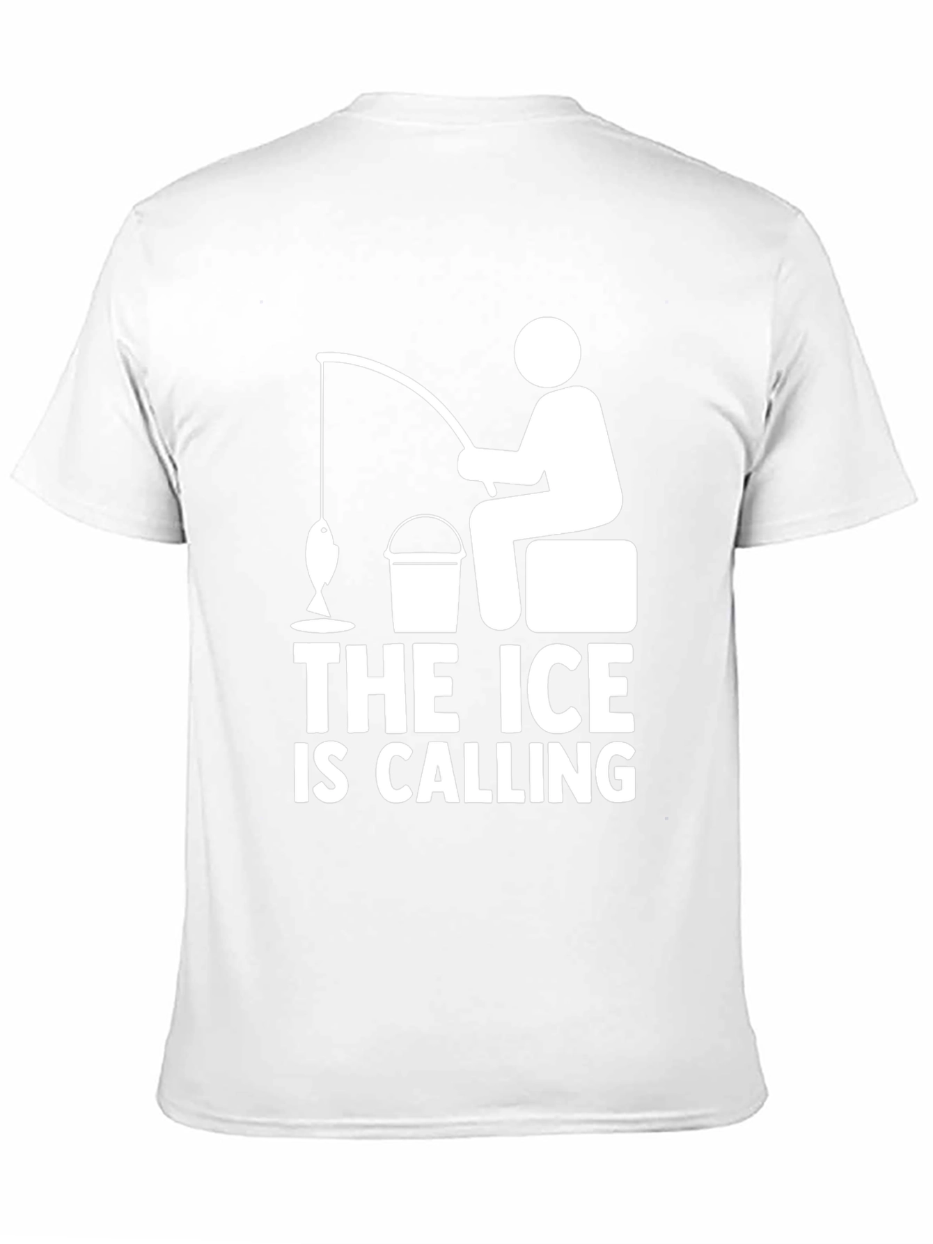 The Ice is Calling T-Shirt Funny Fisherman Tee