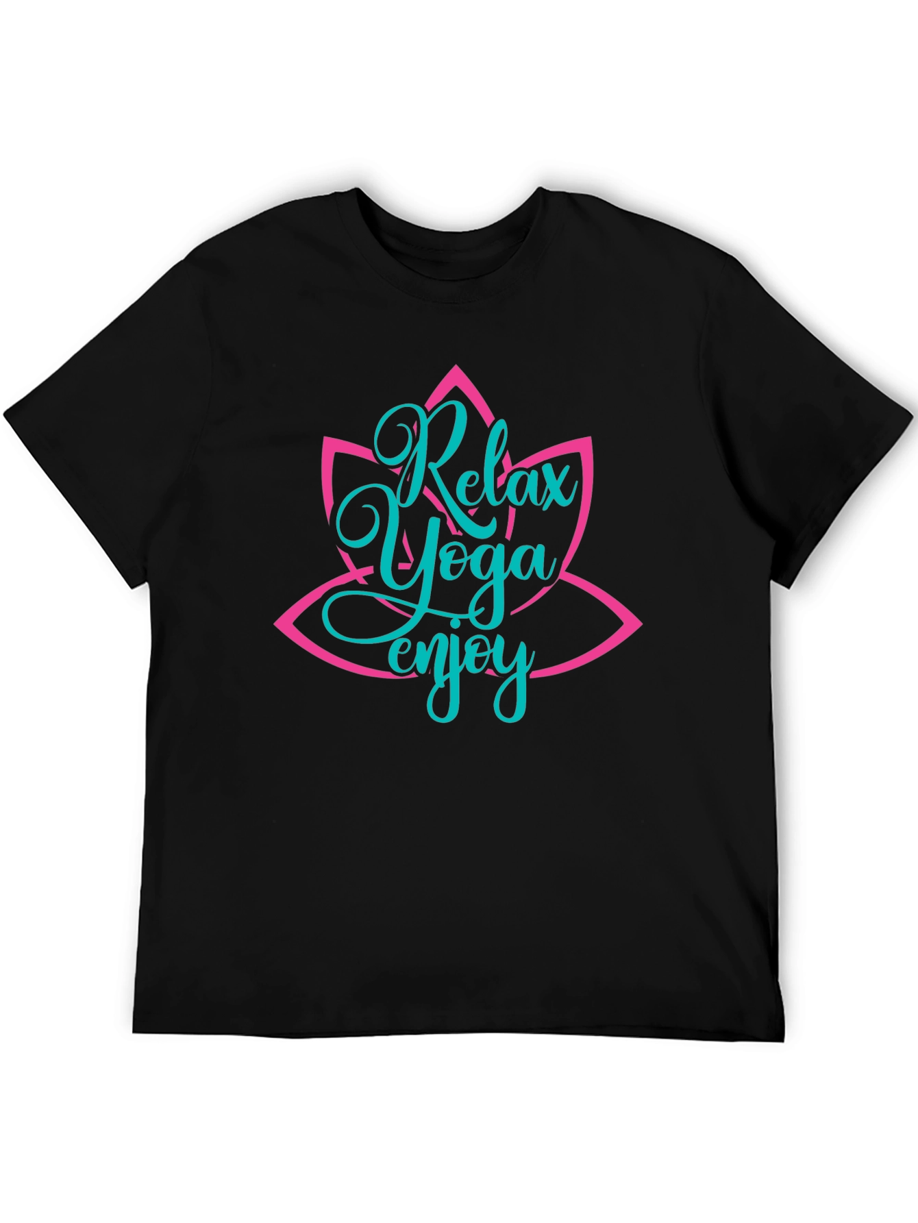 Relax Yoga Enjoy T-Shirt - Black