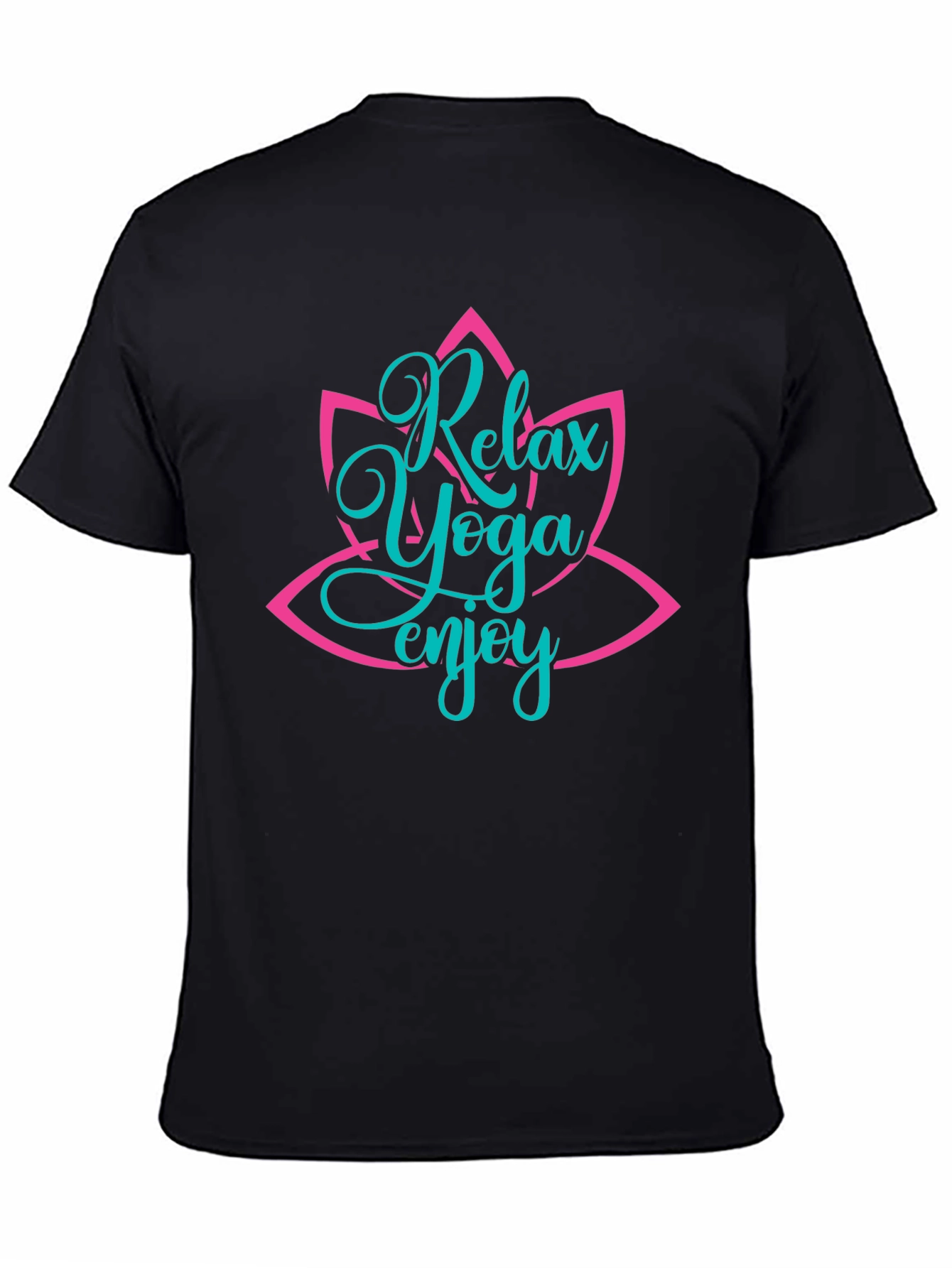 Relax Yoga Enjoy T-Shirt - Black