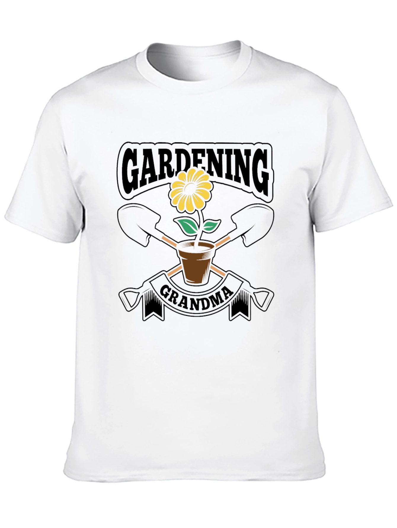 Gardening Grandma T-Shirt - Flower Design
