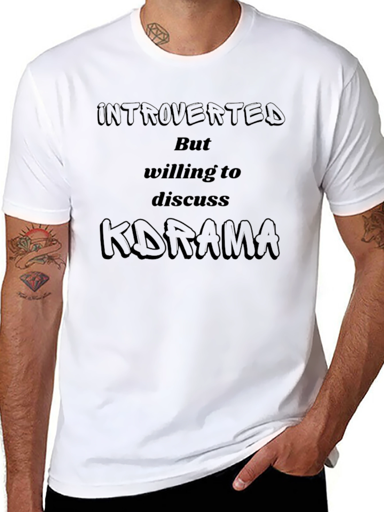 Introverted K-Drama Fan T-Shirt