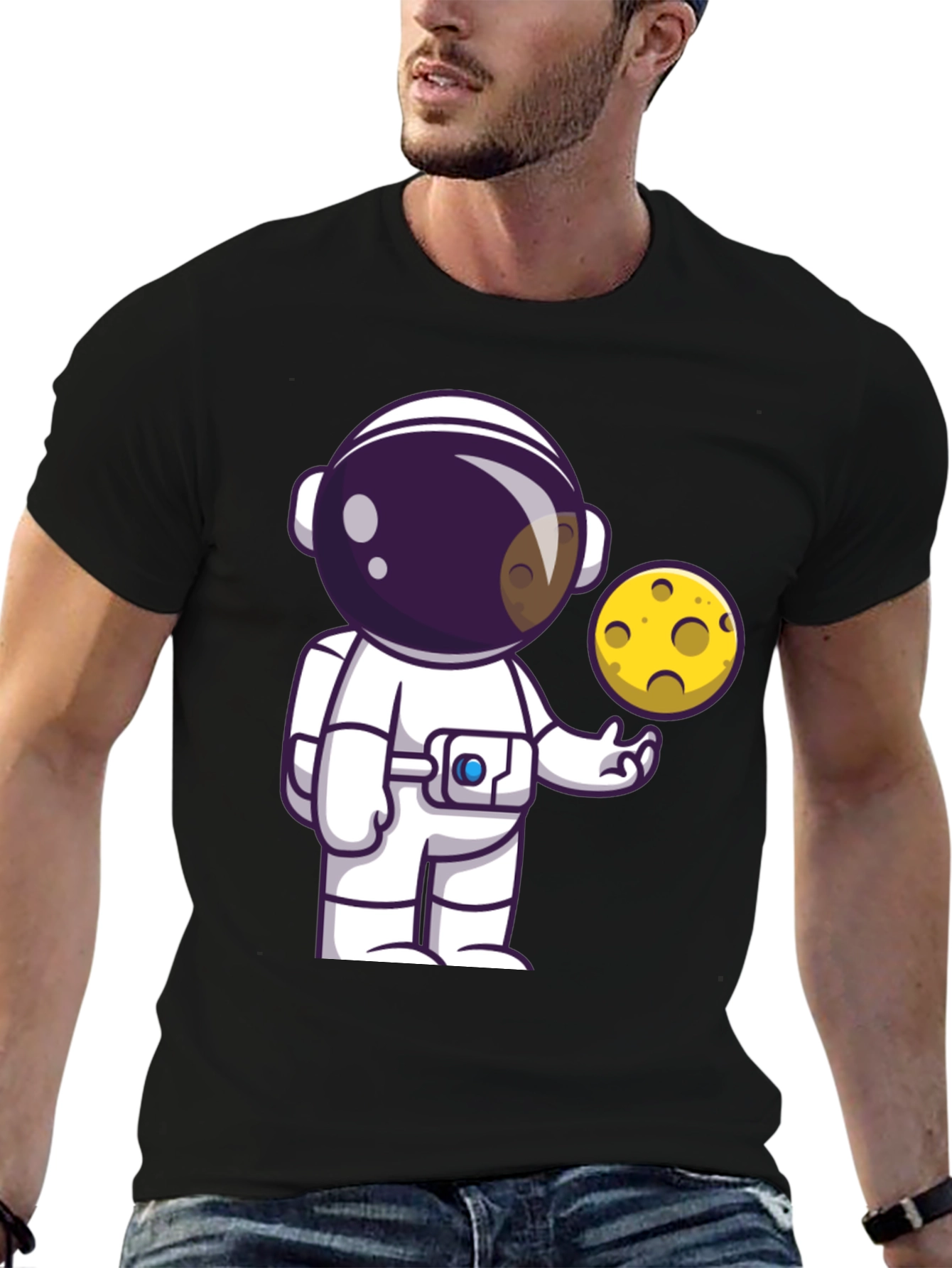 Astronaut & Moon Graphic Tee