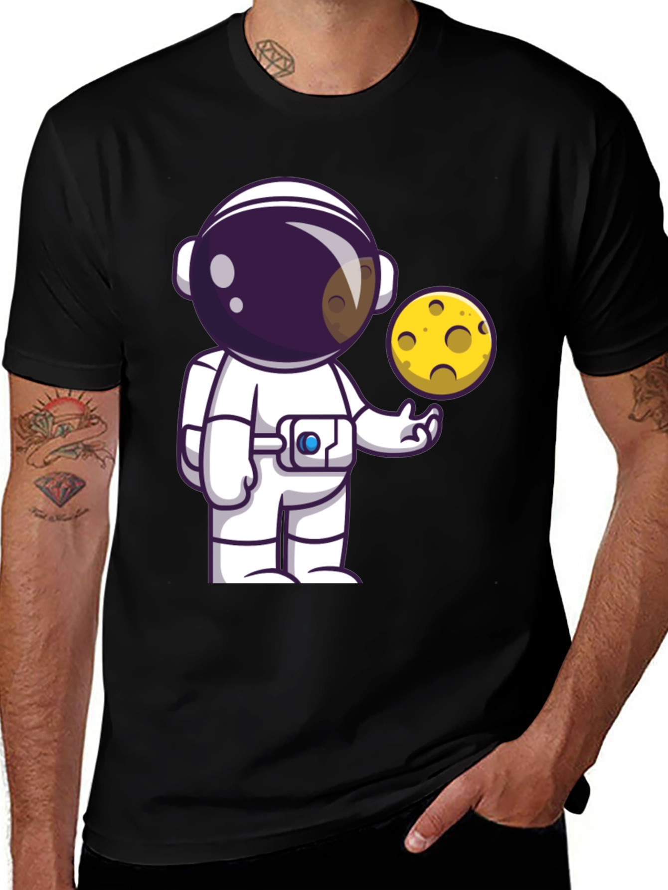 Astronaut & Moon Graphic Tee