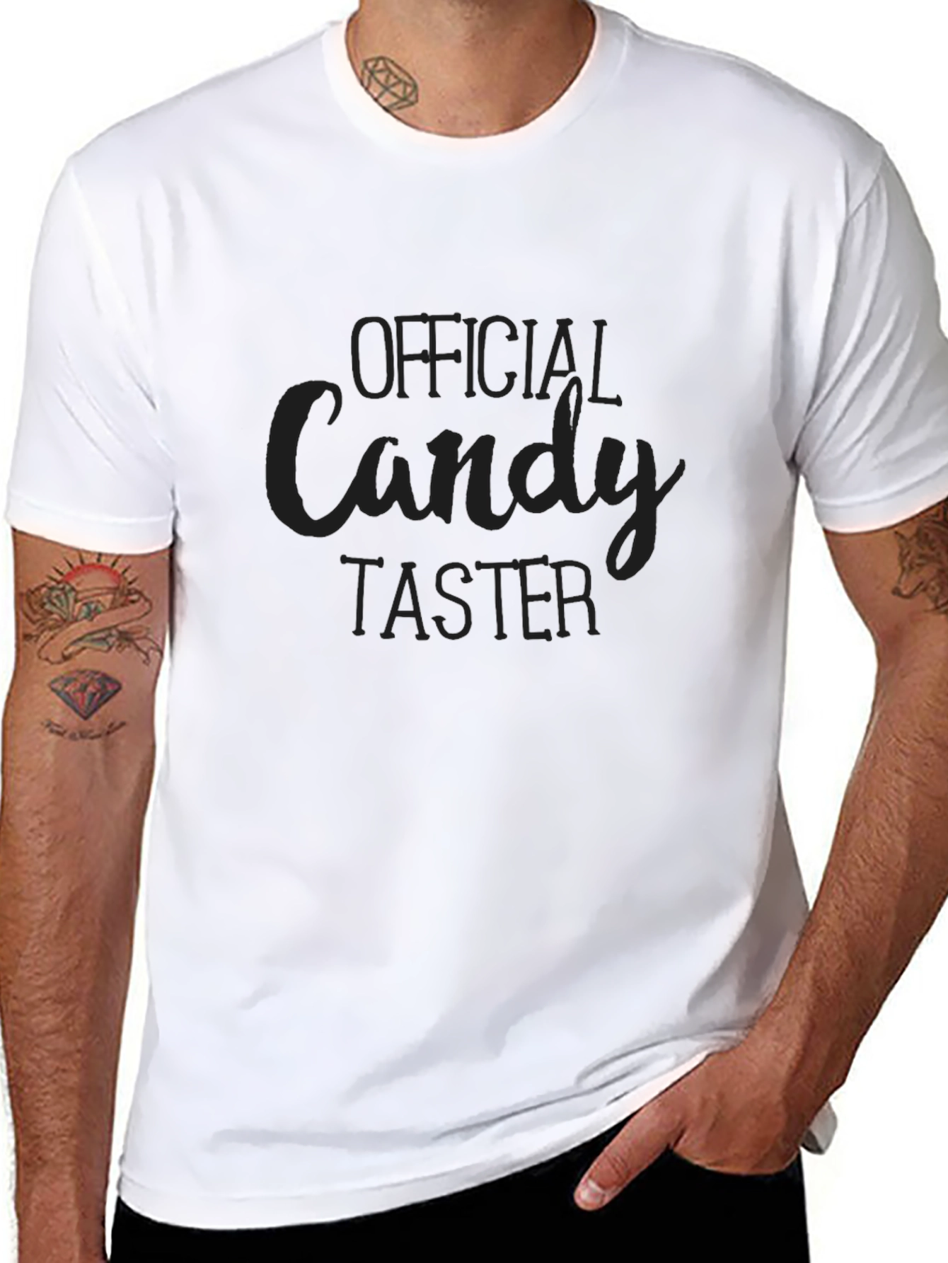 Official Candy Taster Black Graphic Tee