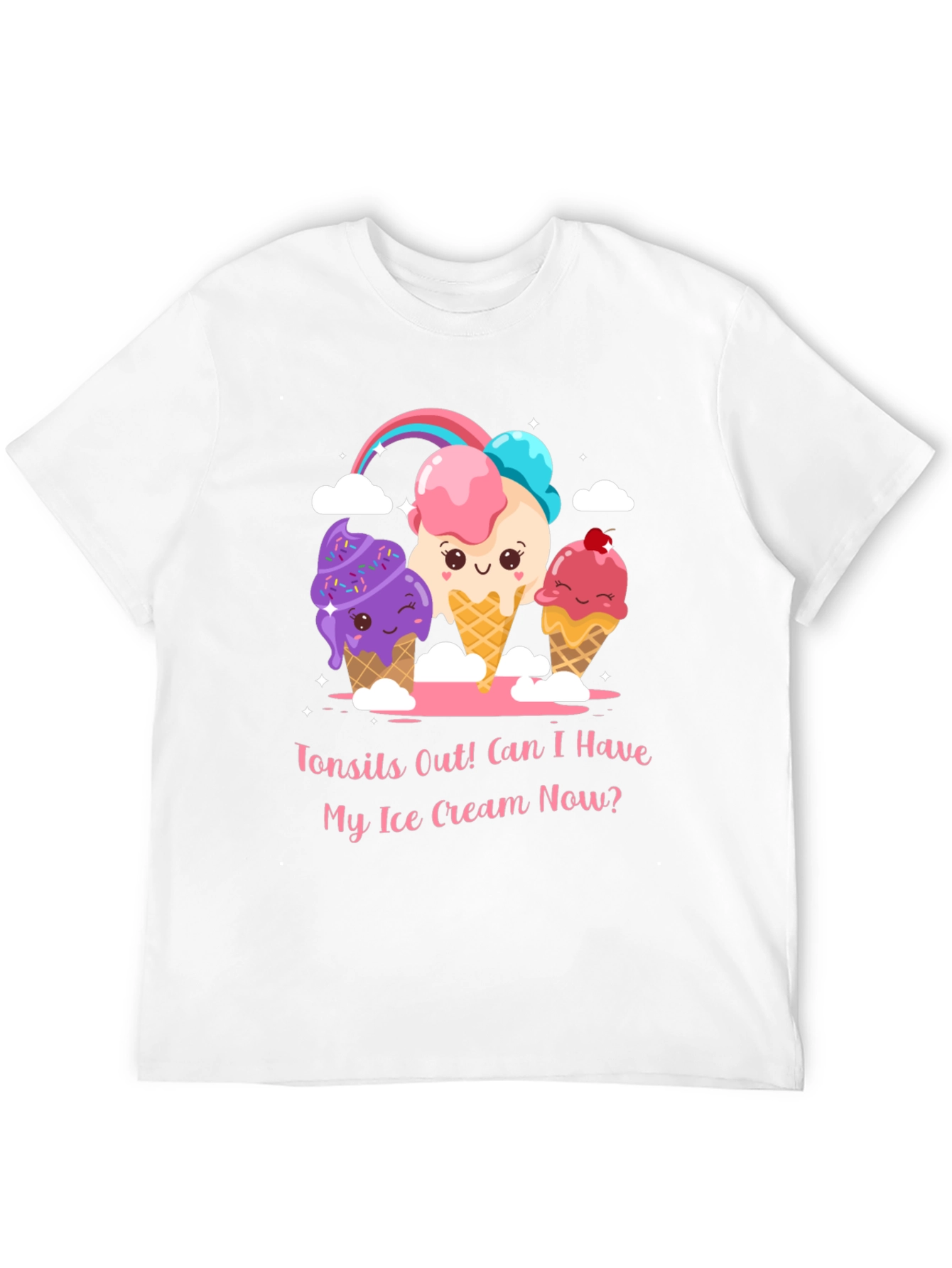 Tonsils Out Ice Cream T-Shirt