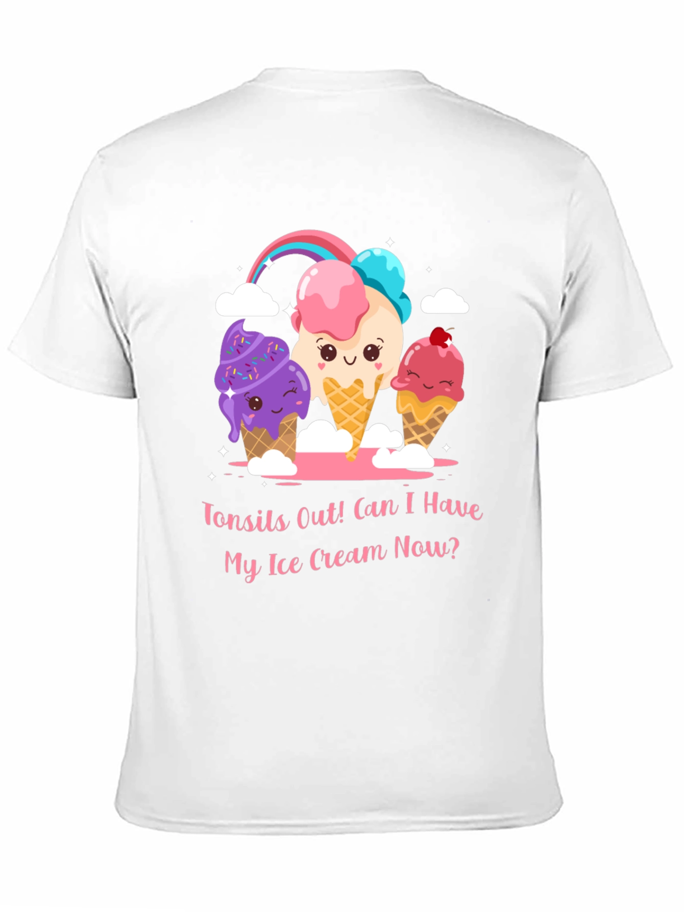 Tonsils Out Ice Cream T-Shirt