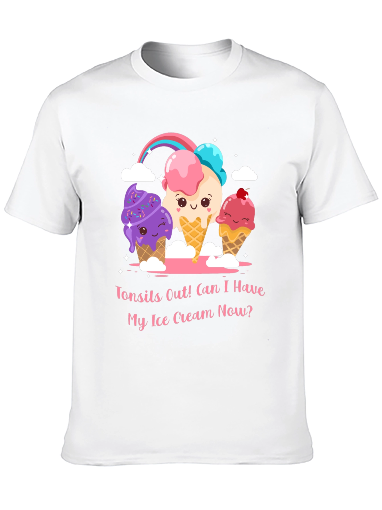 Tonsils Out Ice Cream T-Shirt