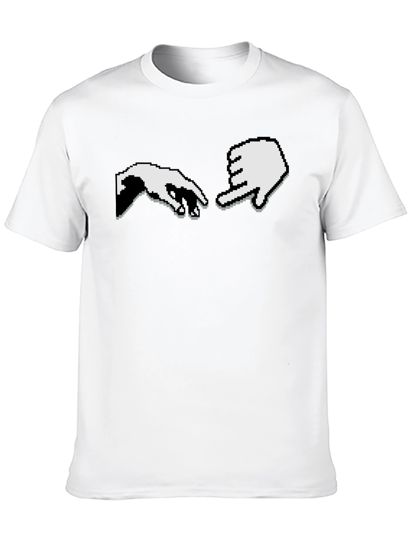 Pixel Hand T-Shirt - Retro Gaming Style Tee