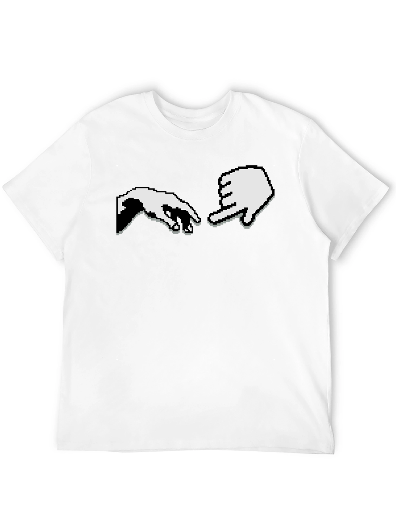 Pixel Hand T-Shirt - Retro Gaming Style Tee