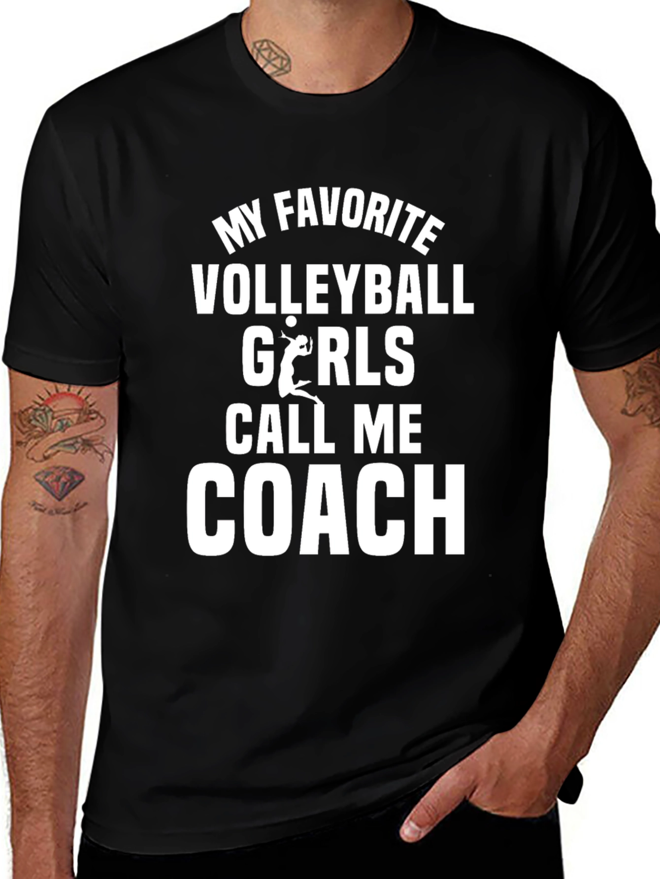 Volleyball Coach T-Shirt: My Favorite Volleyball Girls
