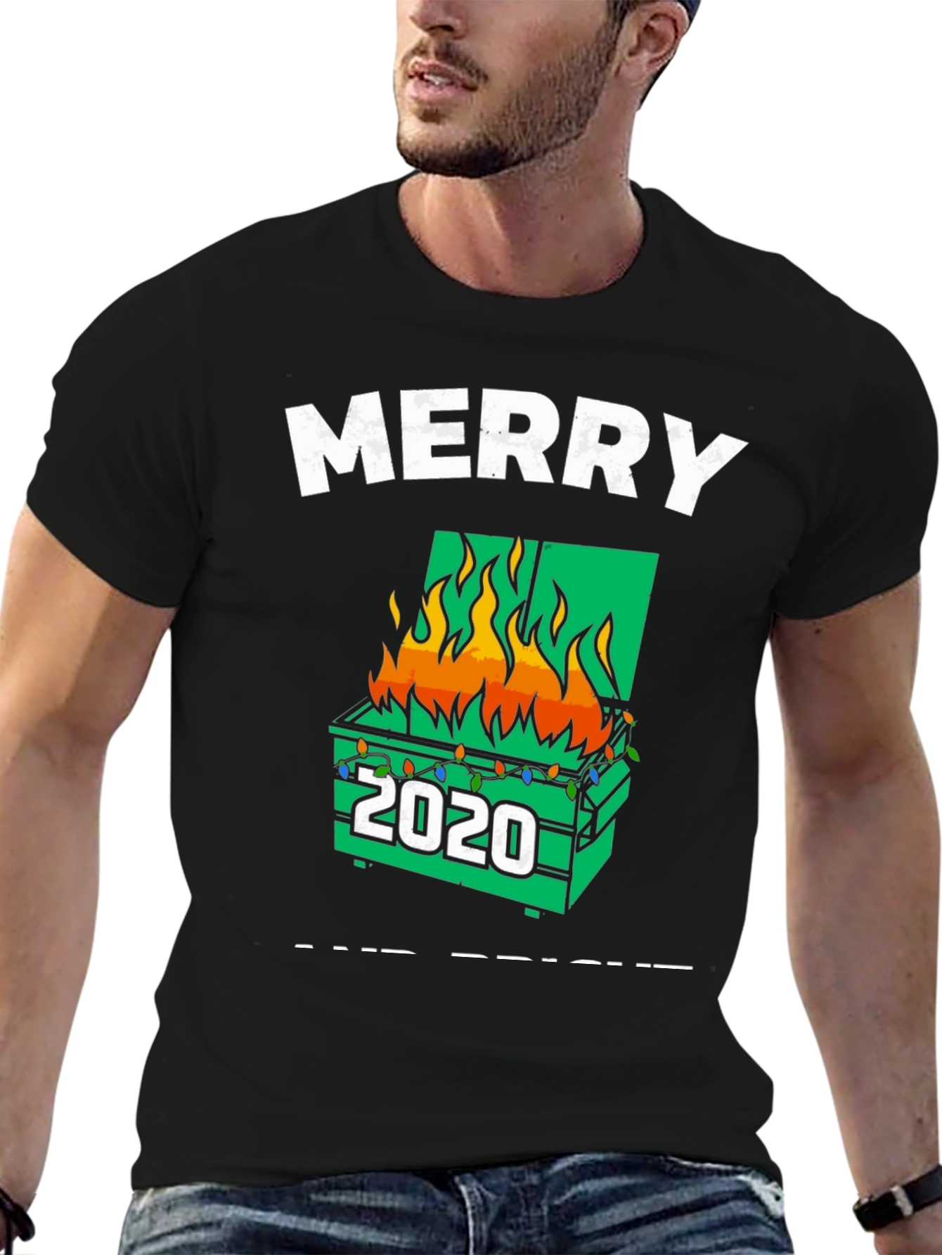 Merry Dumpster Fire 2020 Graphic Tee