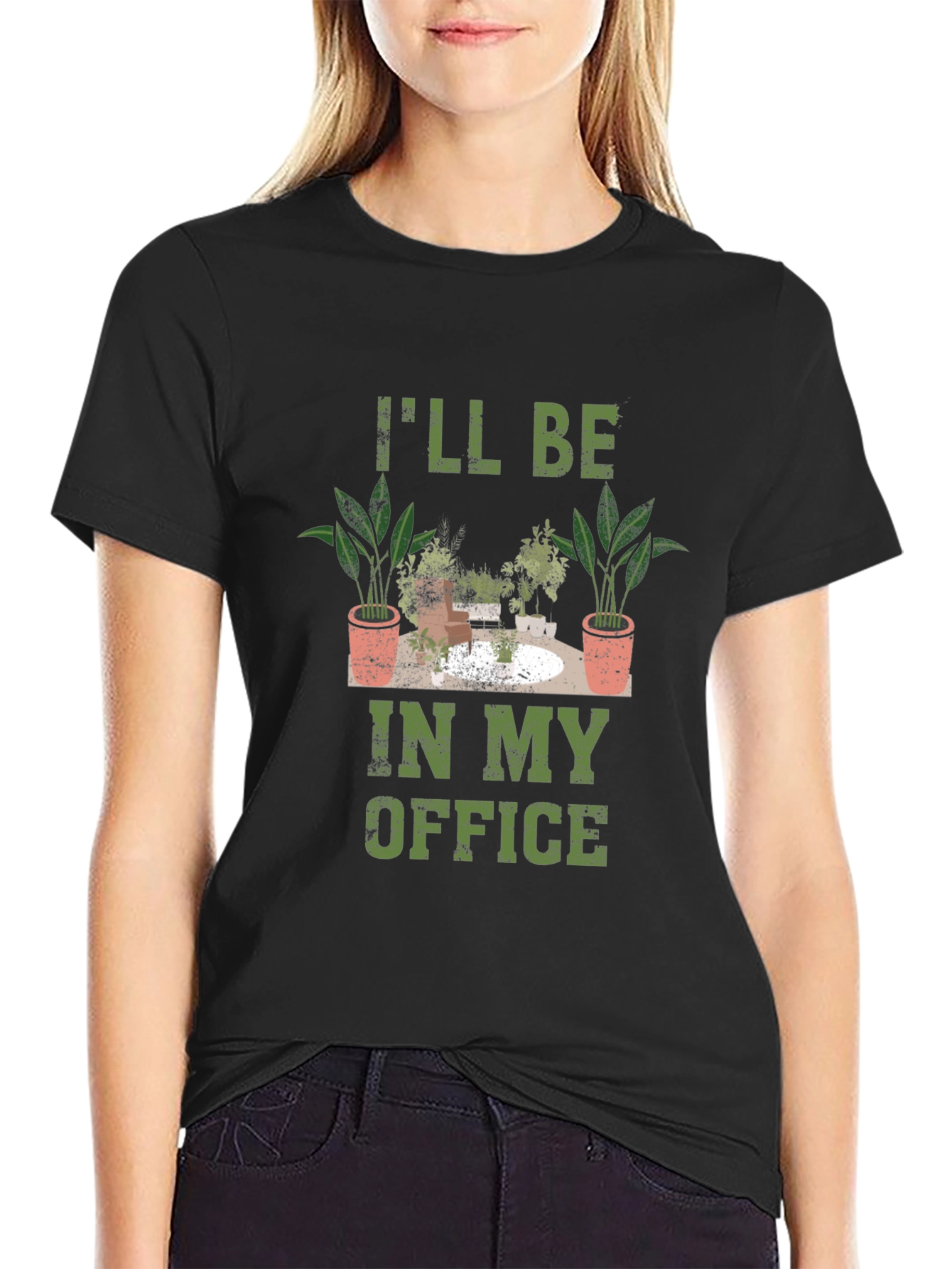 Plant Lover T-Shirt - Ill Be in My Office