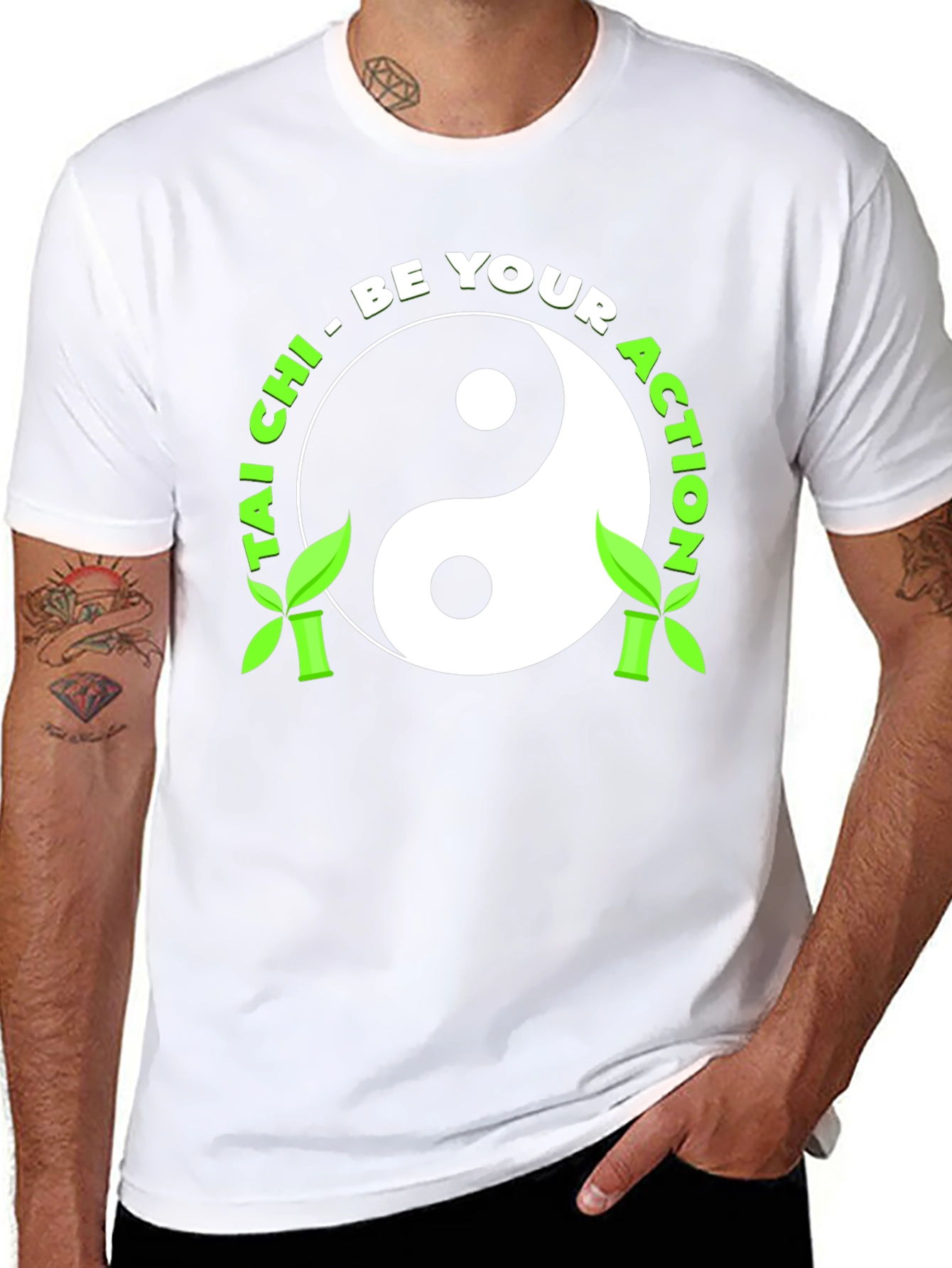 Tai Chi Yin Yang T-Shirt - Be Your Action!