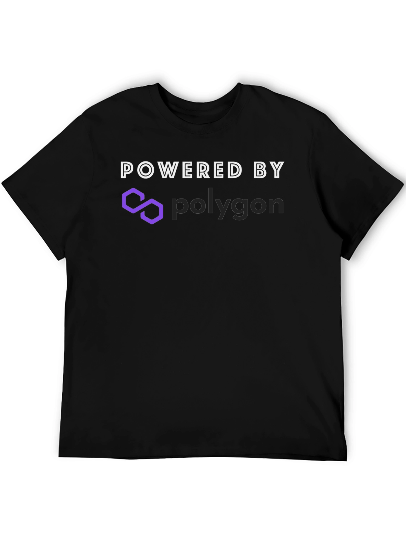 Powered by Polygon Black T-Shirt