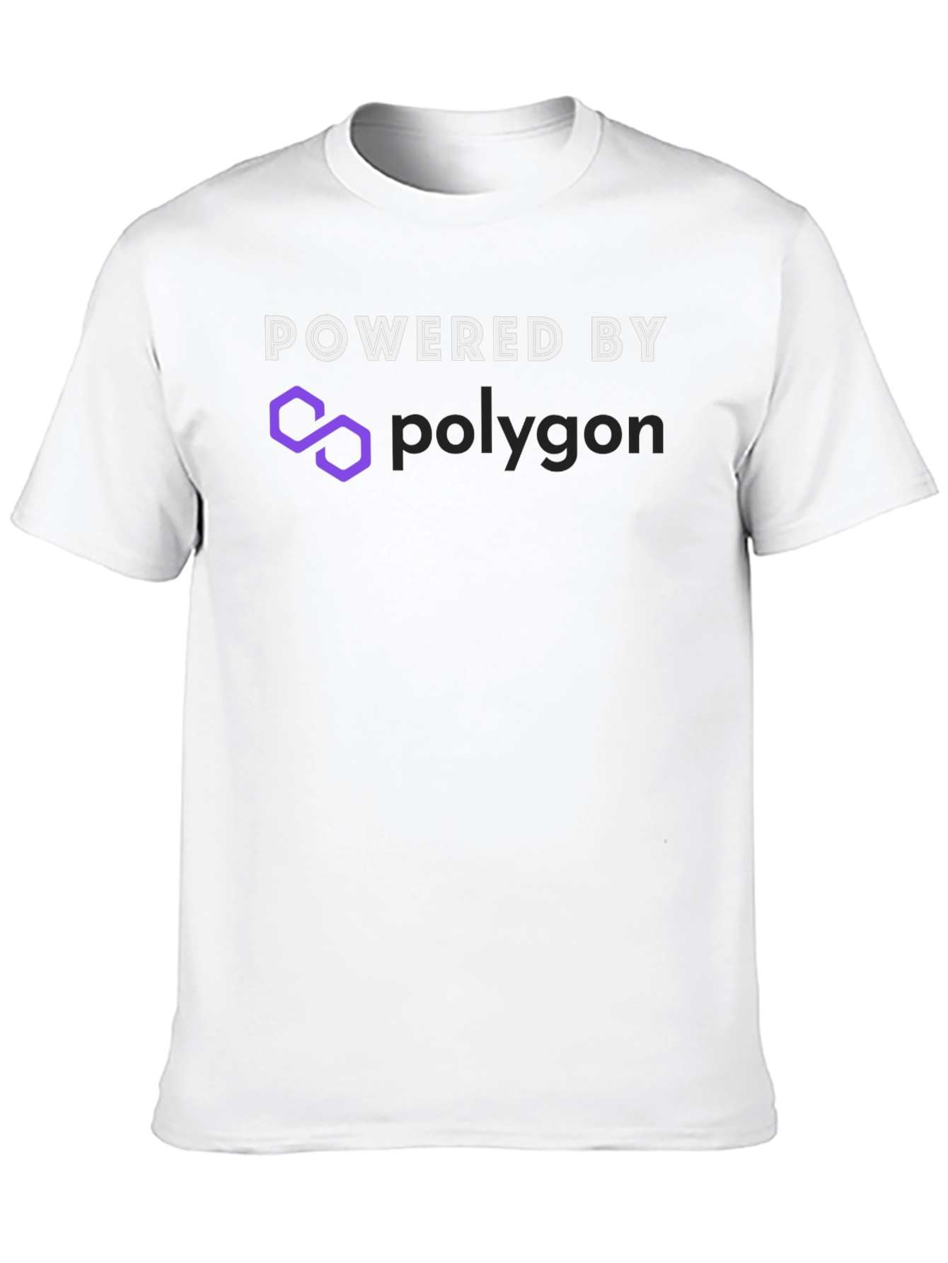 Powered by Polygon Black T-Shirt