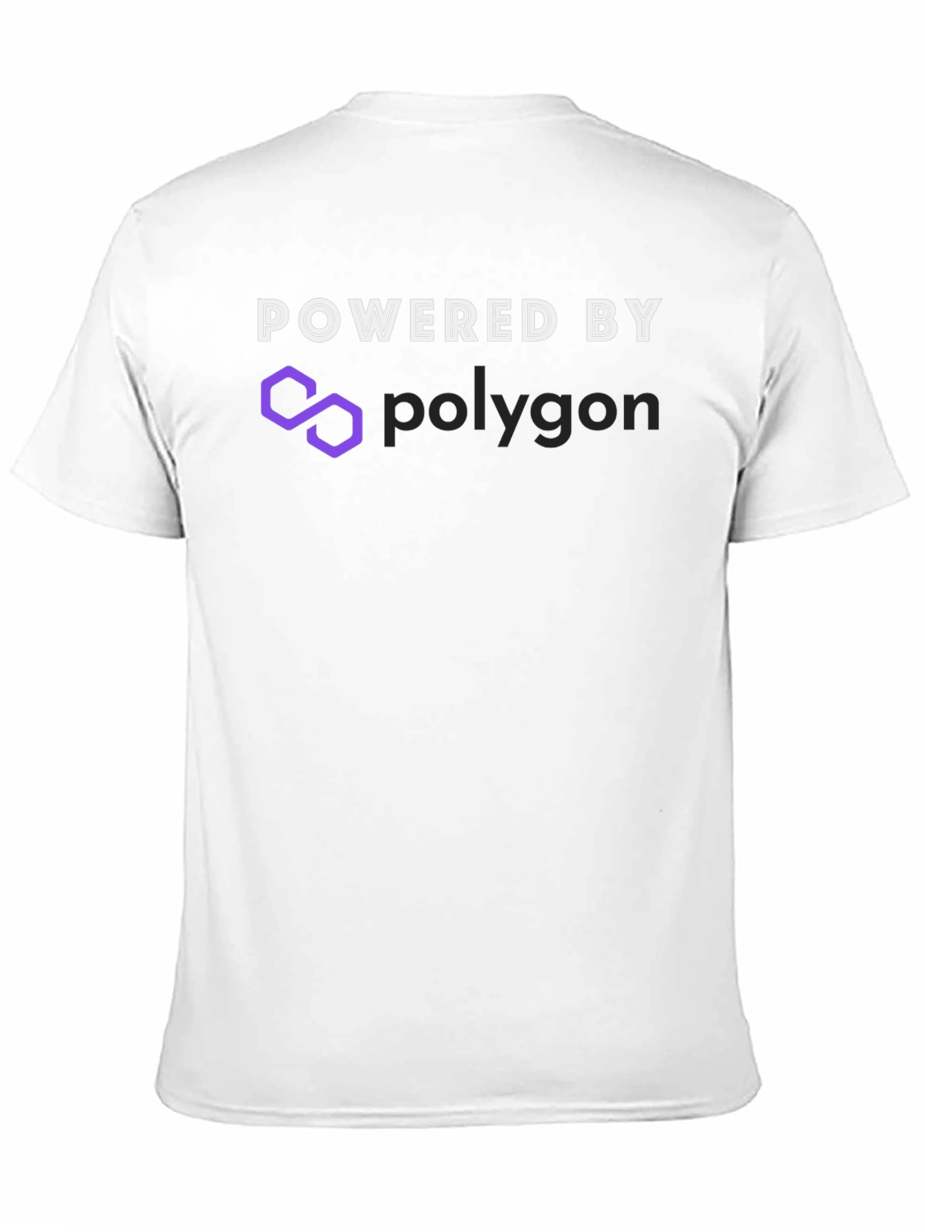 Powered by Polygon Black T-Shirt