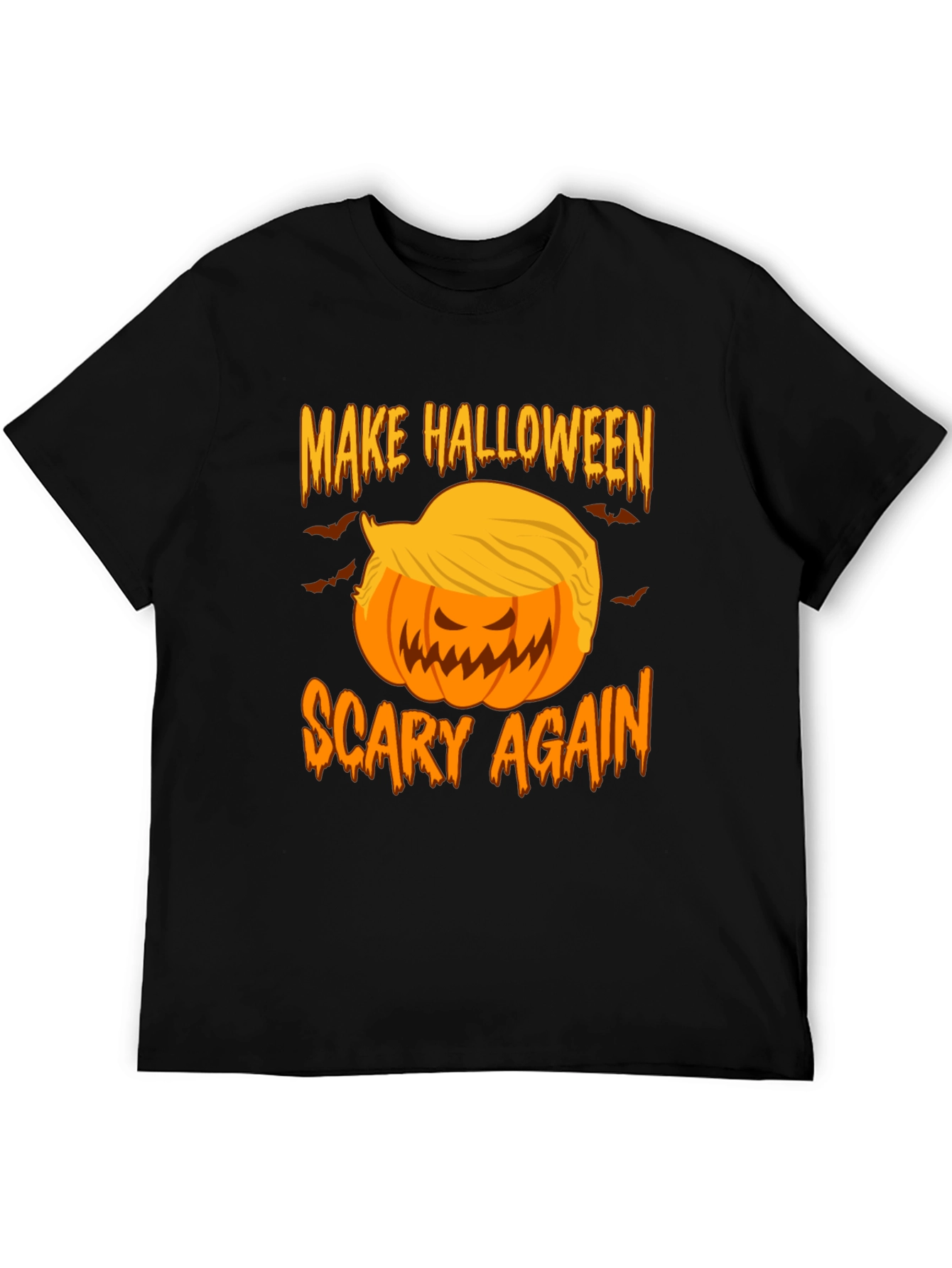 Make Halloween Scary Again - Funny Pumpkin T-Shirt