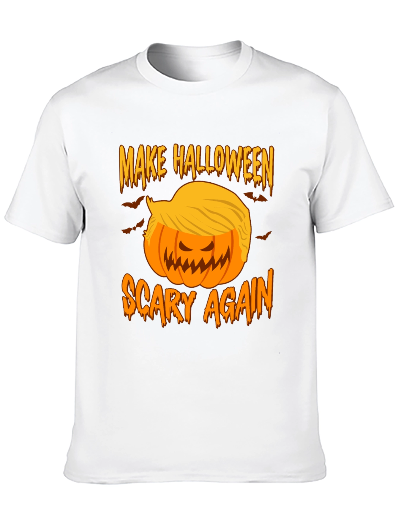 Make Halloween Scary Again - Funny Pumpkin T-Shirt