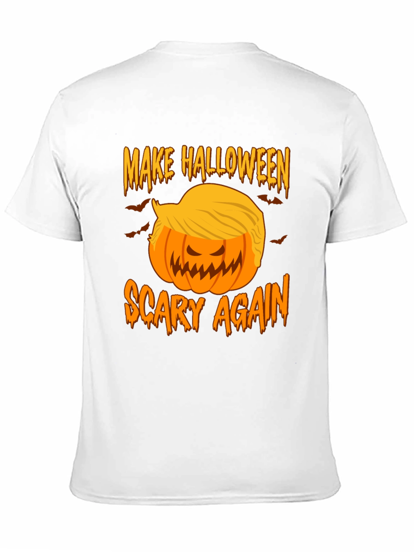 Make Halloween Scary Again - Funny Pumpkin T-Shirt