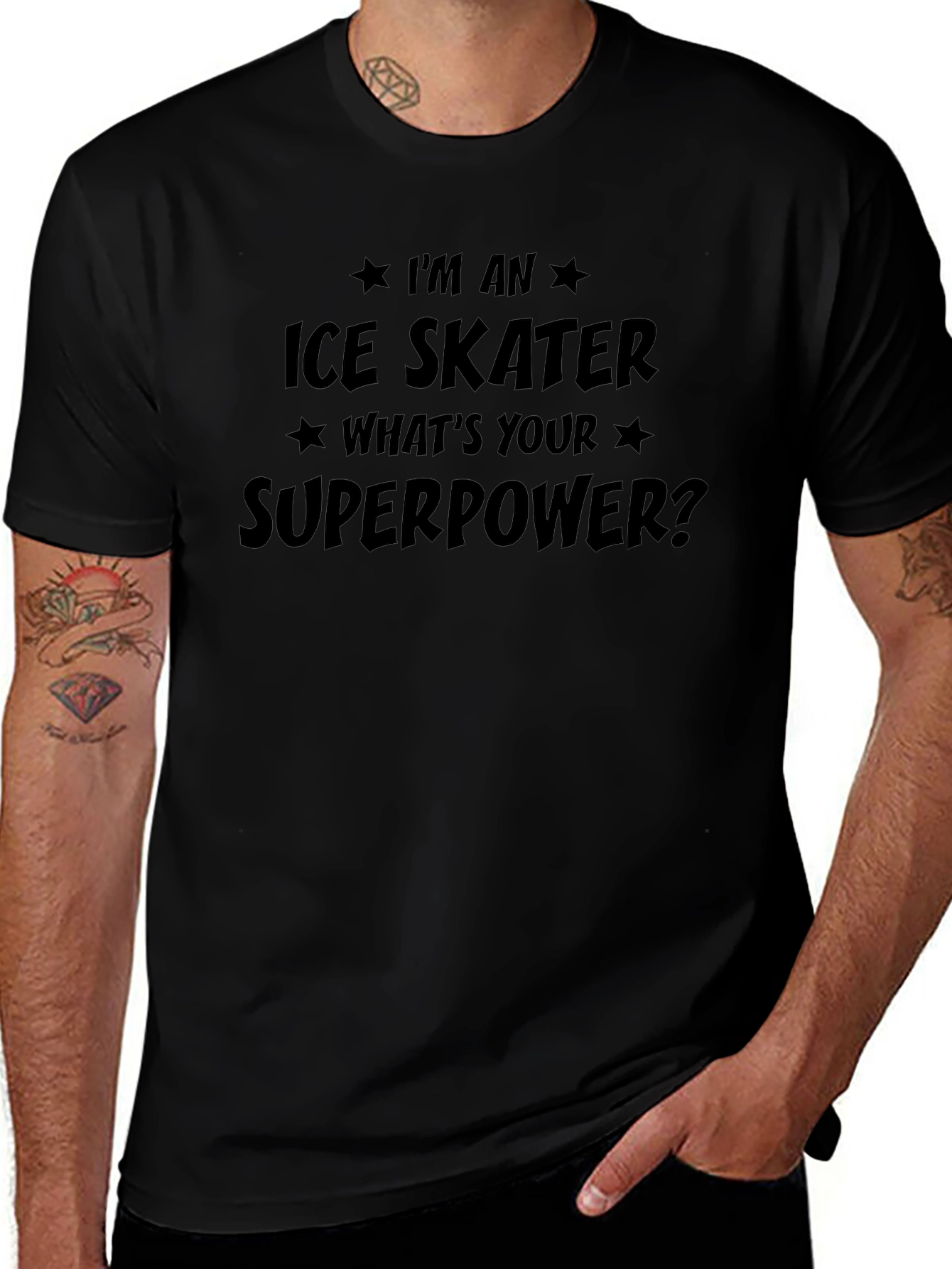 Im an Ice Skater Superpower T-Shirt