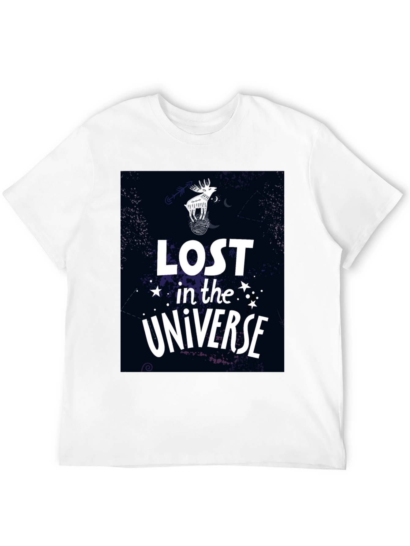 Lost in the Universe Black T-Shirt