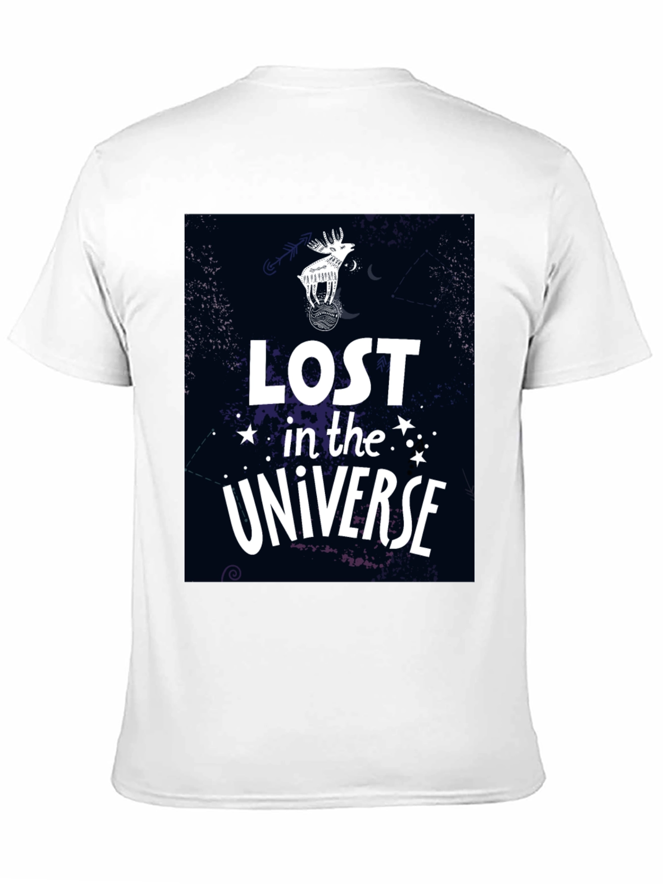 Lost in the Universe Black T-Shirt