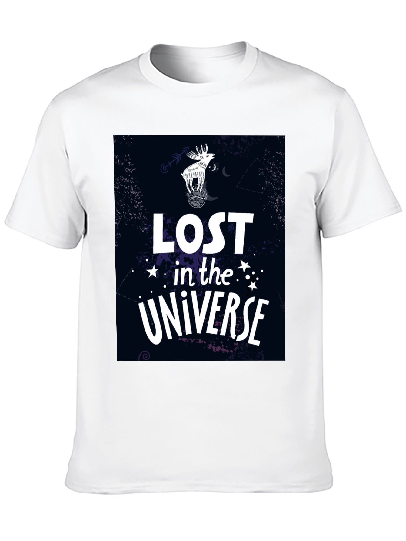 Lost in the Universe Black T-Shirt