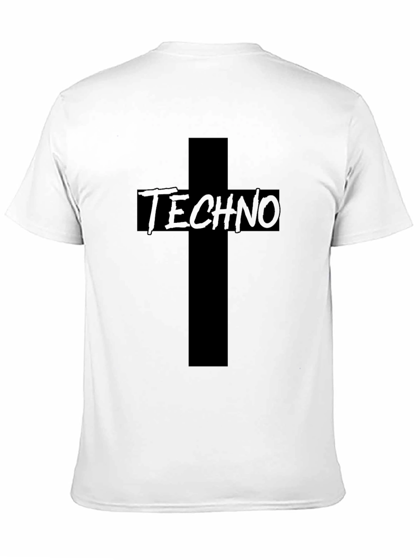 Techno Cross Graphic T-Shirt