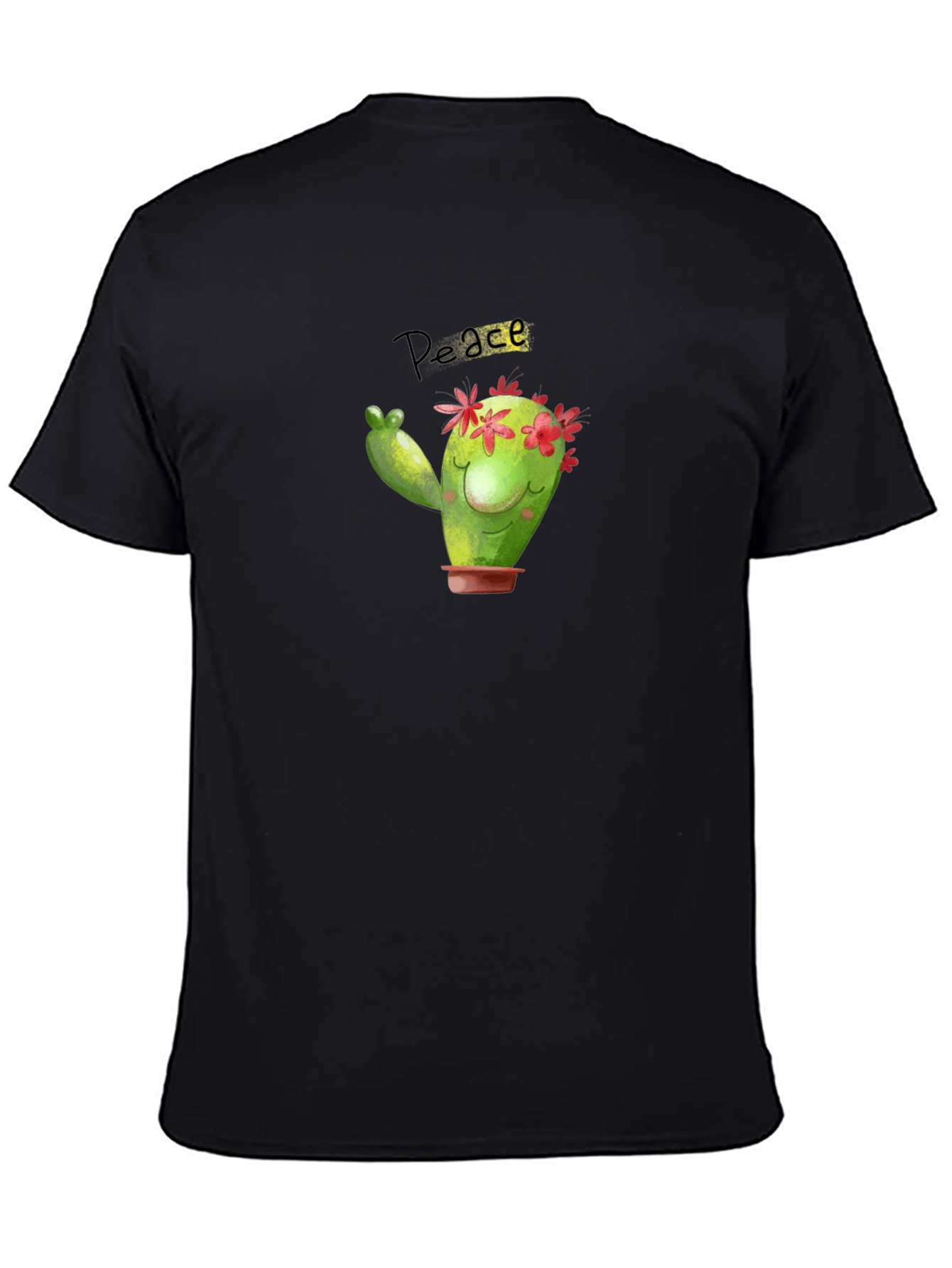 Peace Cactus T-Shirt - Cute Graphic Tee