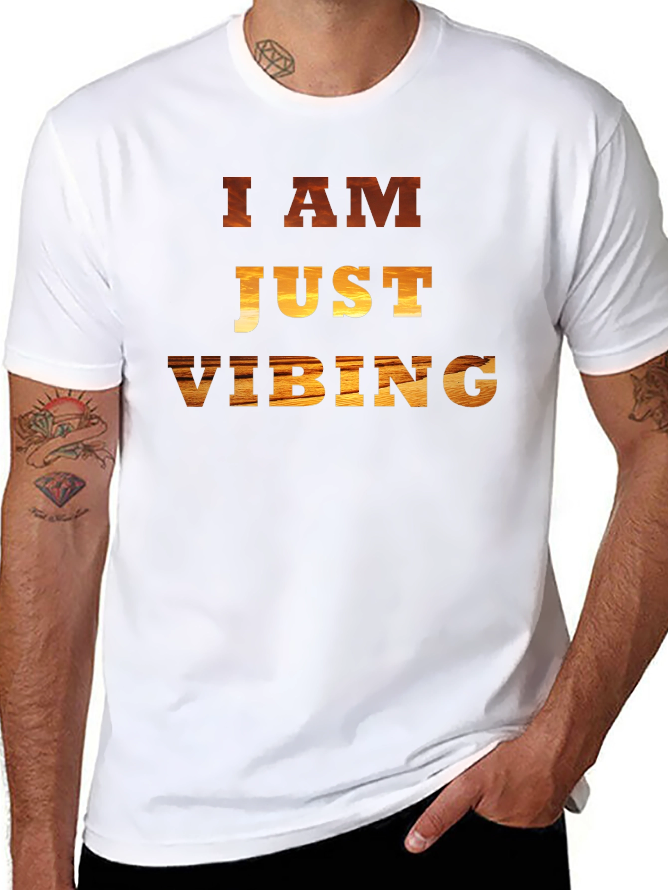 I Am Just Vibing T-Shirt - Relaxed Style