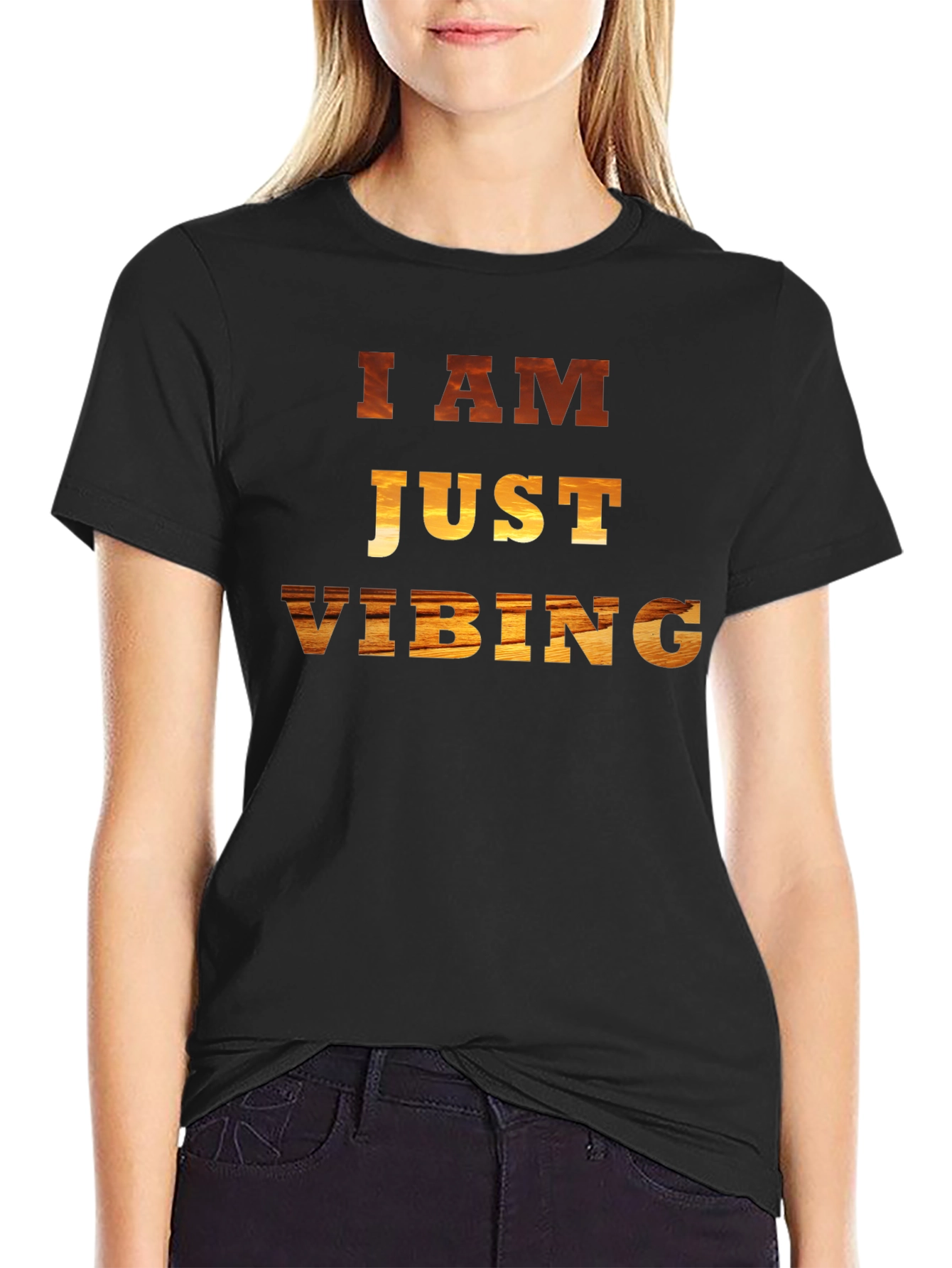 I Am Just Vibing T-Shirt - Relaxed Style