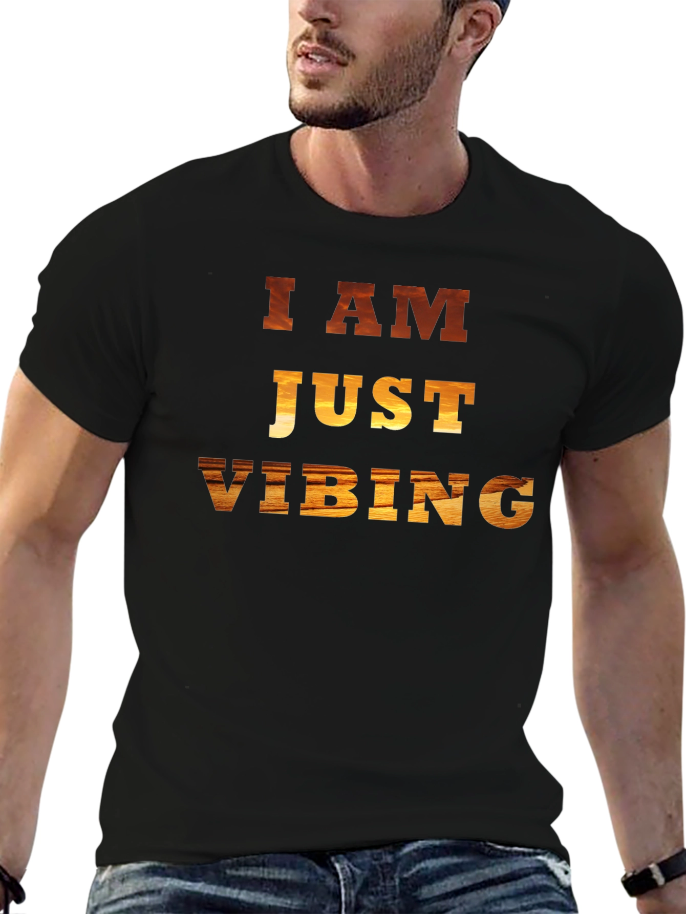 I Am Just Vibing T-Shirt - Relaxed Style