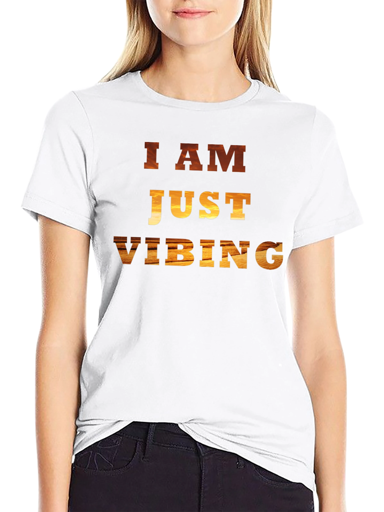 I Am Just Vibing T-Shirt - Relaxed Style