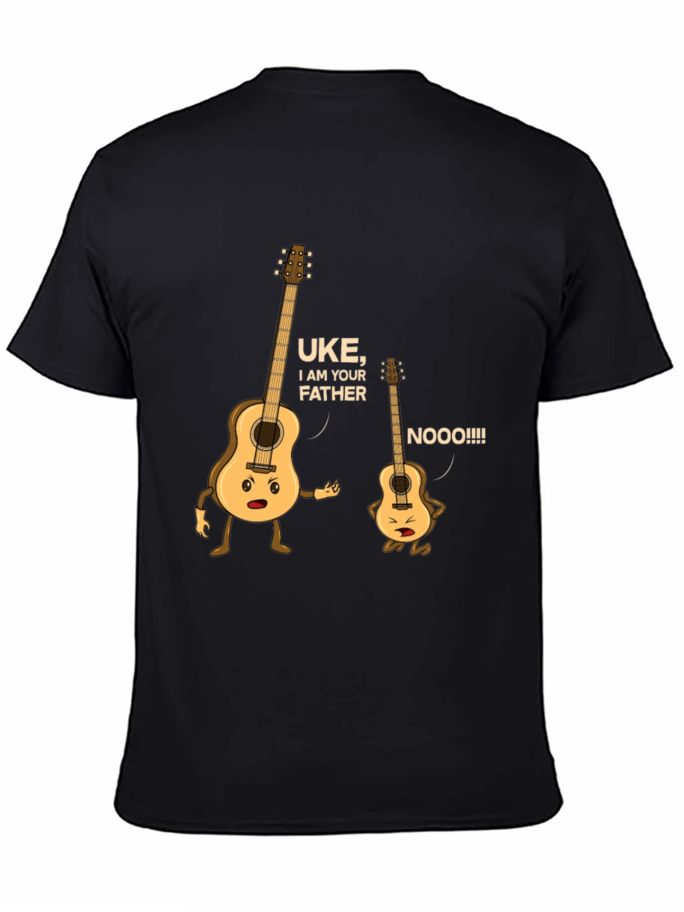 Funny Guitar & Ukulele Graphic T-Shirt