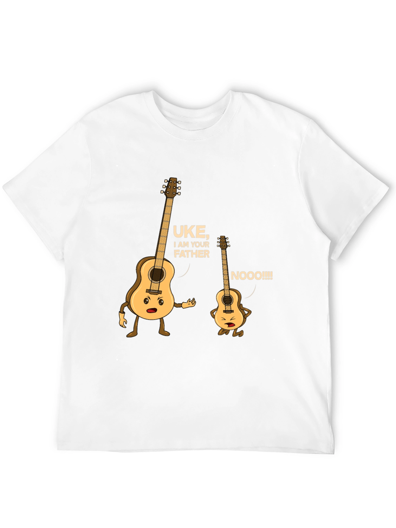 Funny Guitar & Ukulele Graphic T-Shirt