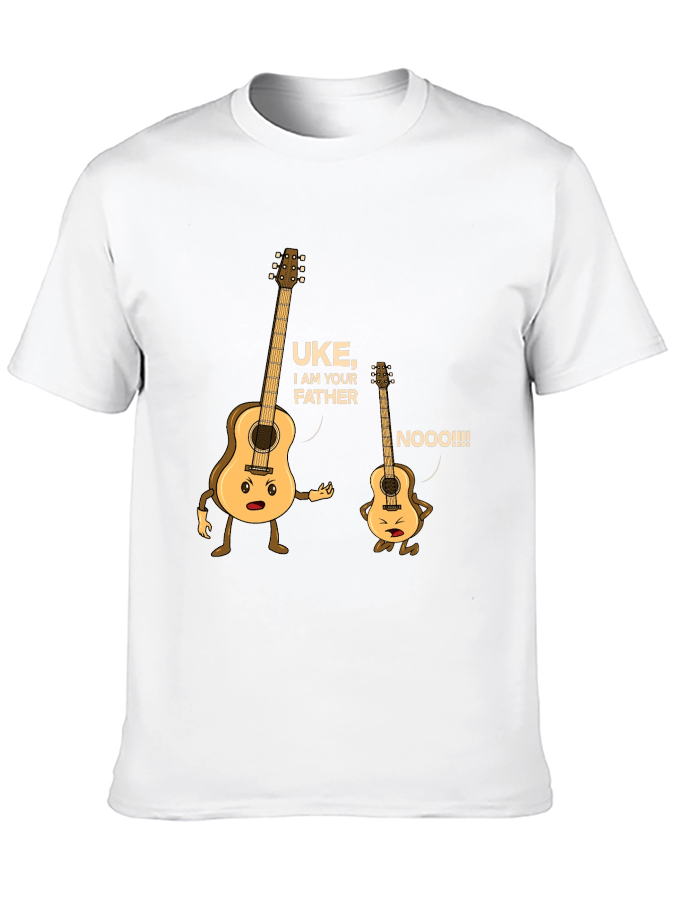 Funny Guitar & Ukulele Graphic T-Shirt