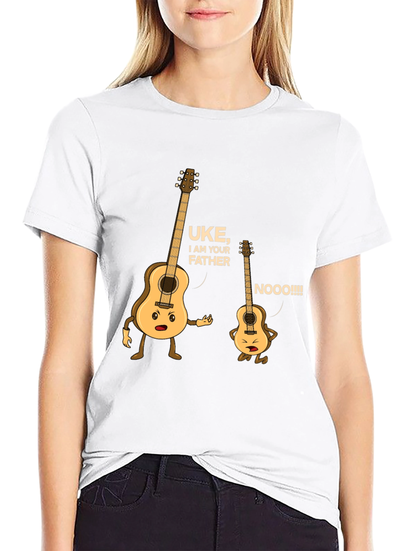 Funny Guitar & Ukulele Graphic T-Shirt