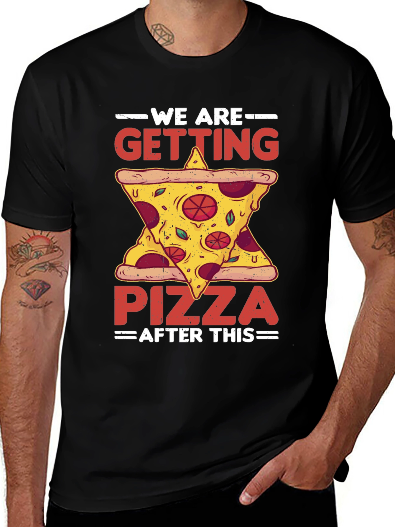 Pizza After This Graphic Tee - Funny Foodie T-Shirt