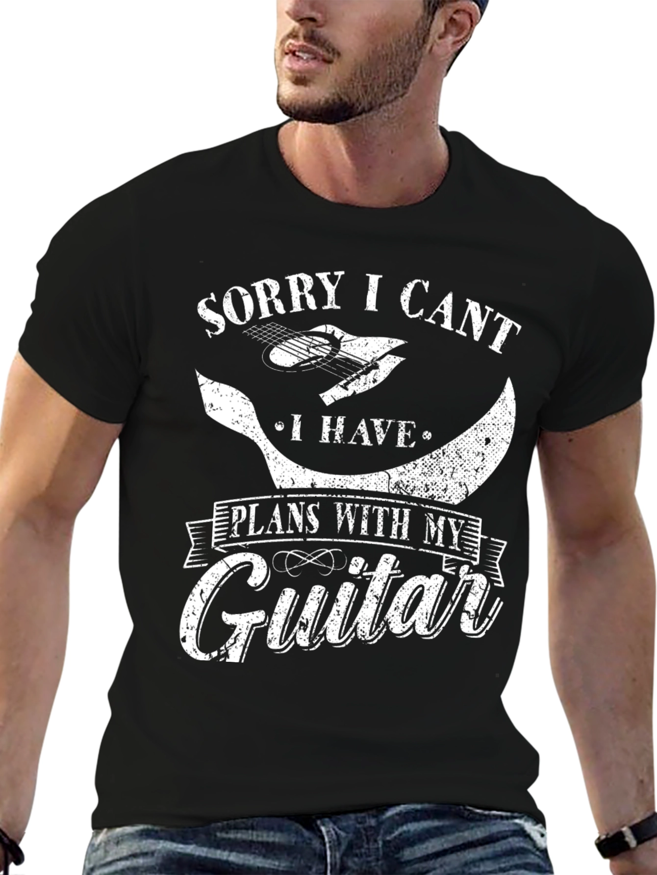 Sorry I Cant Guitar T-Shirt