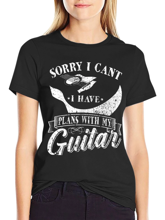 Sorry I Cant Guitar T-Shirt