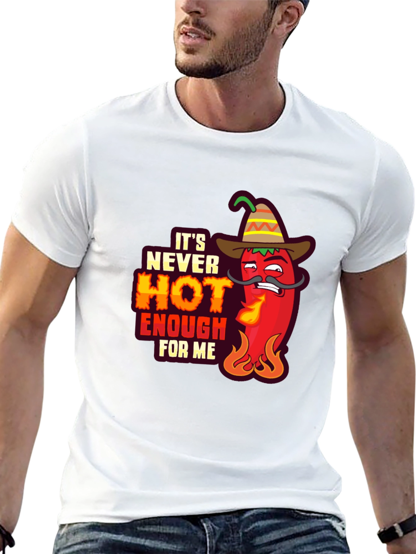 Spicy Pepper T-Shirt - Its Never Hot Enough
