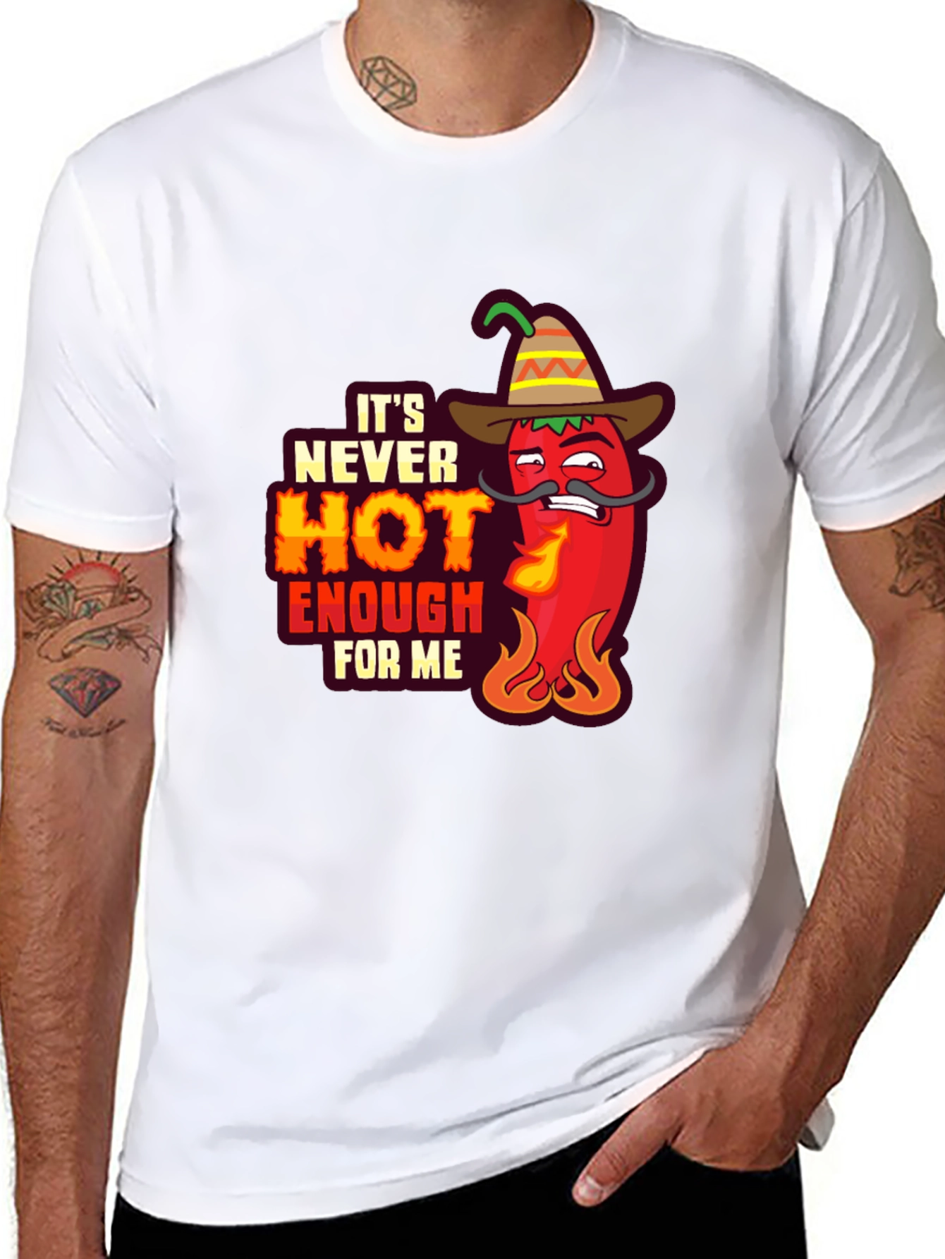 Spicy Pepper T-Shirt - Its Never Hot Enough