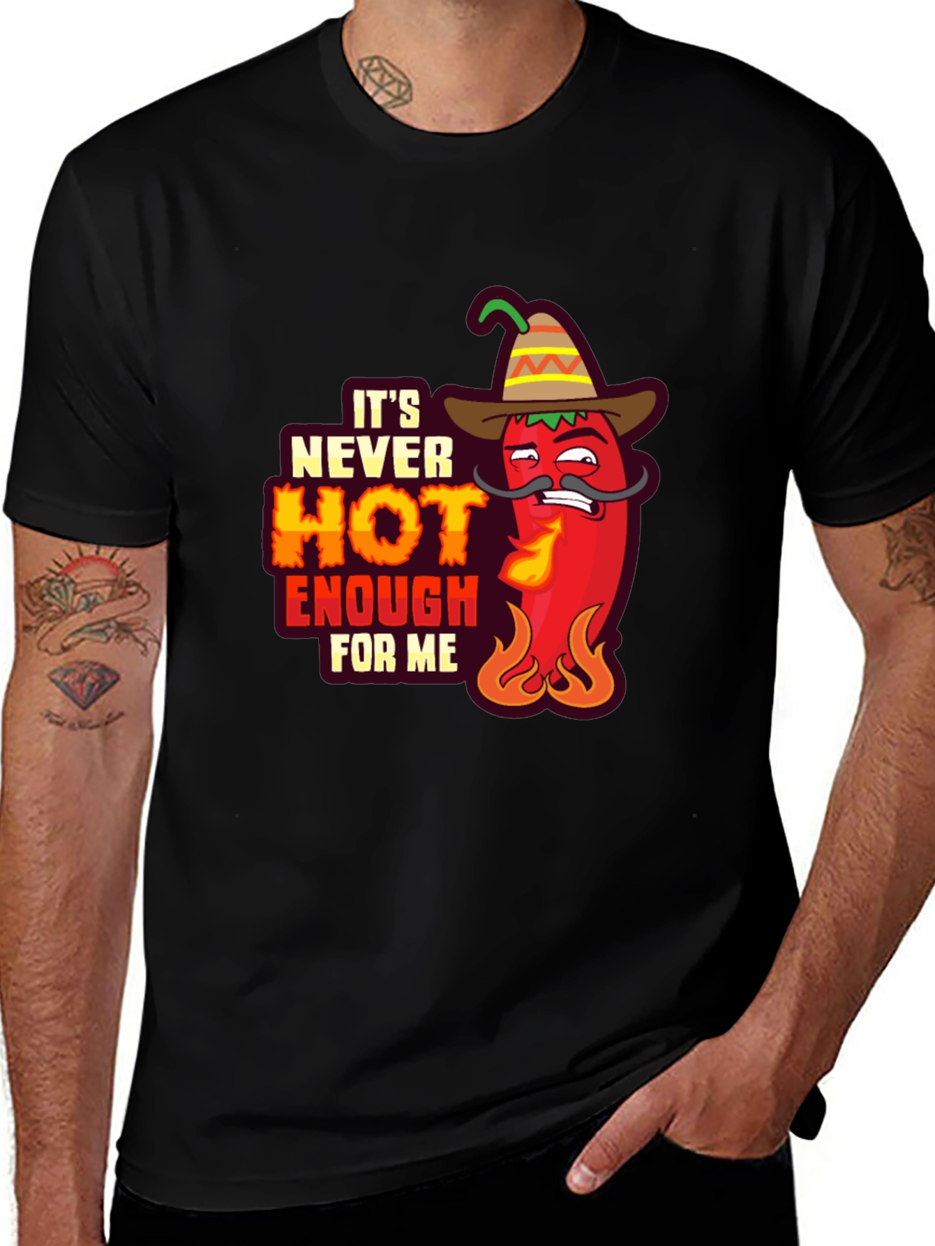 Spicy Pepper T-Shirt - Its Never Hot Enough