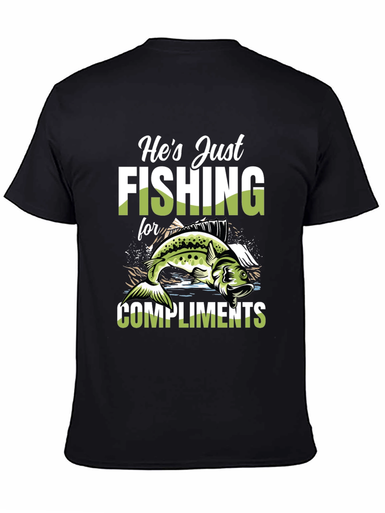 Fishing for Compliments Graphic Tee