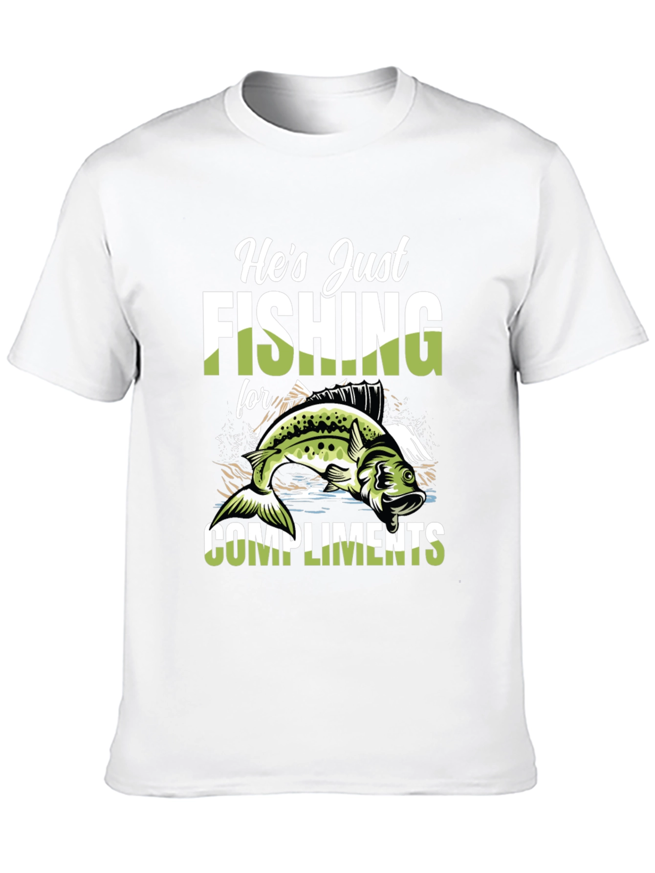 Fishing for Compliments Graphic Tee