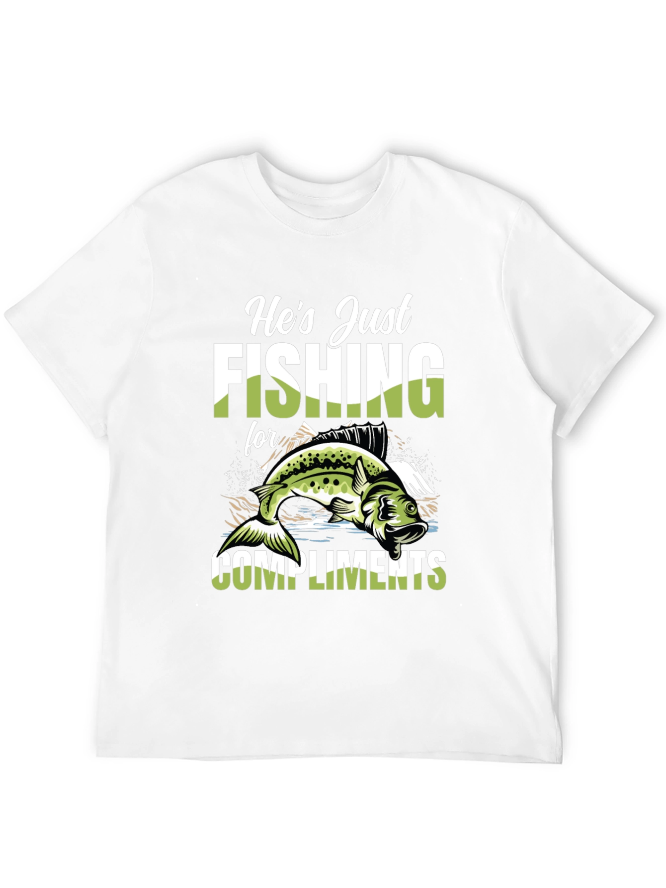 Fishing for Compliments Graphic Tee
