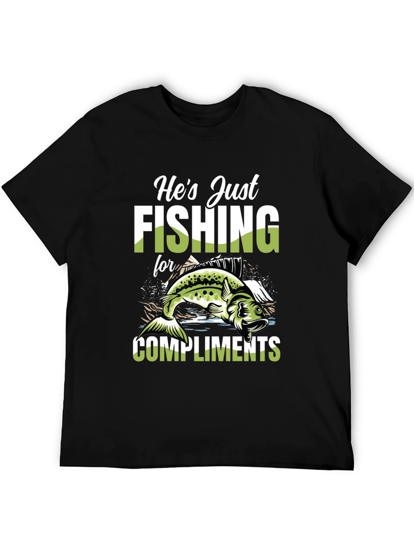 Fishing for Compliments Graphic Tee