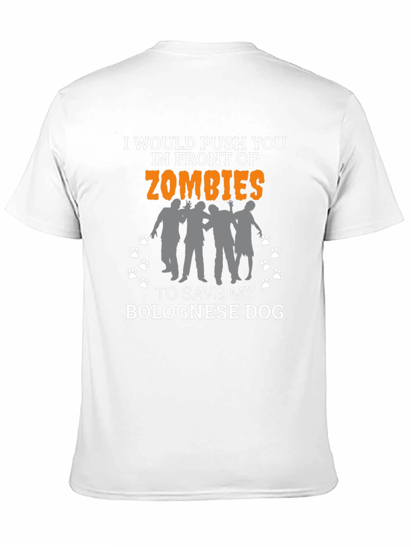 Save My Bolognese Dog T-Shirt – Funny Zombie Dog Lover Tee